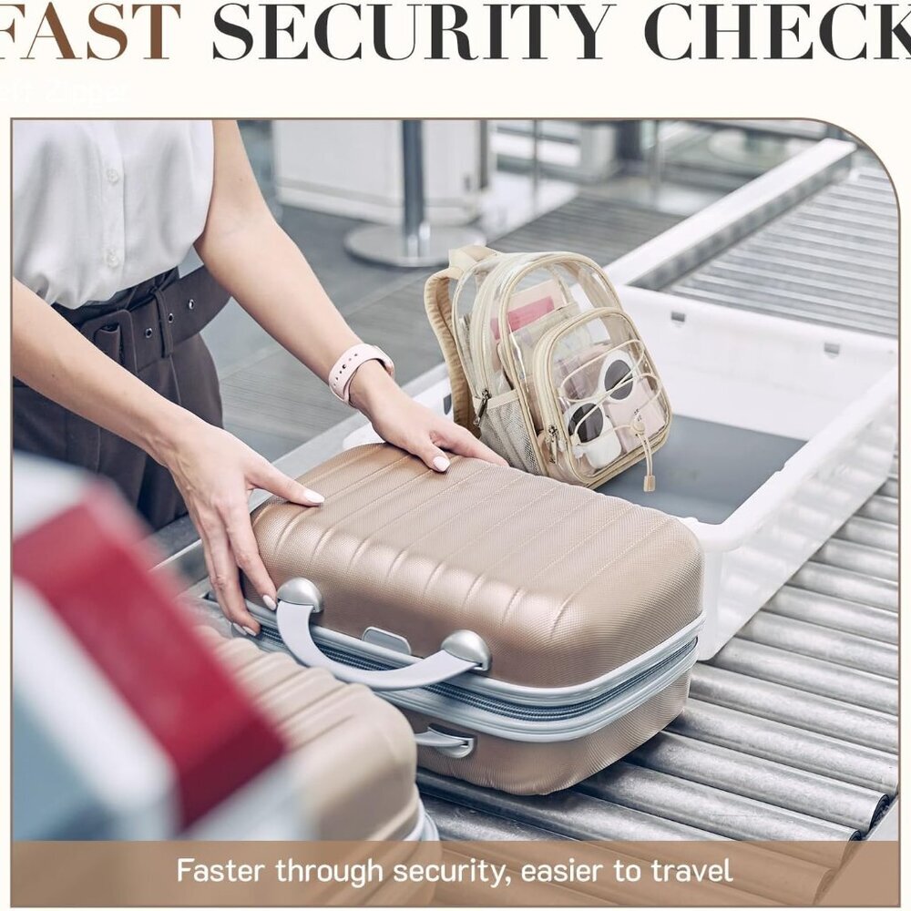 Compact Clear Backpack For Events - Lightweight, … - image 3